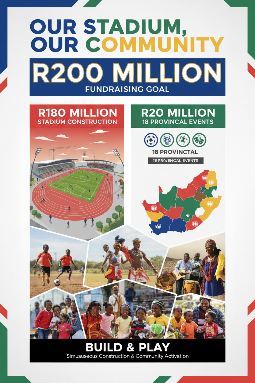 Our Stadium, Our Community Campaign Poster